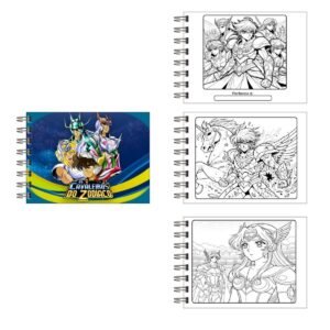 Livro de Colorir - Coleção Colorindo Cavaleiros Zodíaco 180g