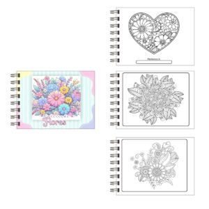 Livro de Colorir - Coleção Colorindo Flores 180g