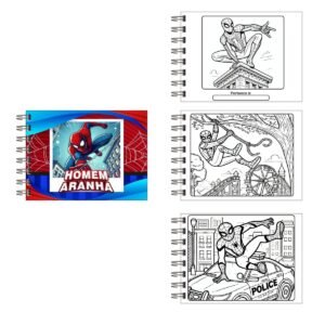 Livro de Colorir Homem Aranha 52 folhas 180g